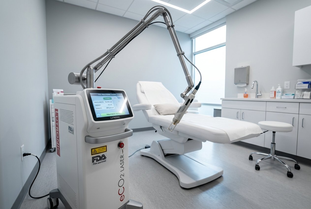 CO2 Fractional Laser Machine for acne scars and skin rejuvenation at DermaRx